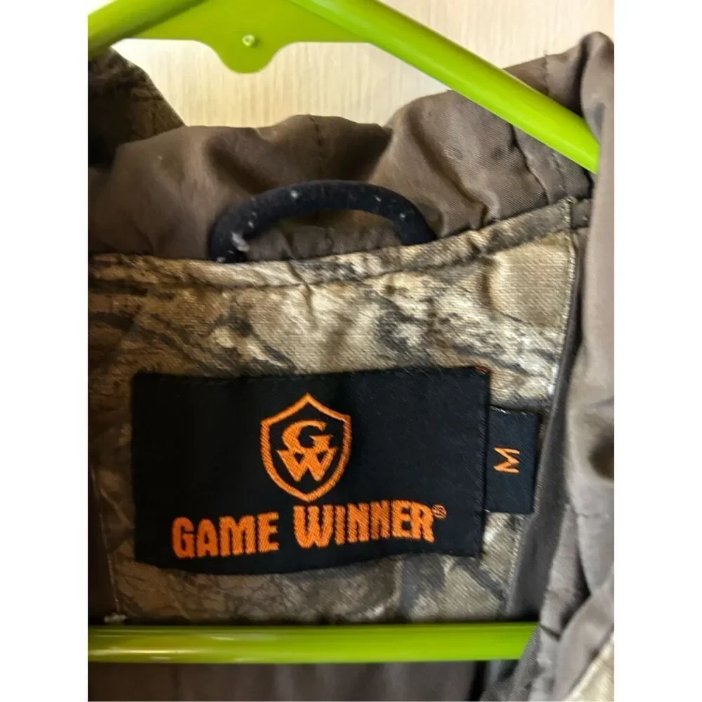 Game winner camouflage camo jacket boys‎ medium